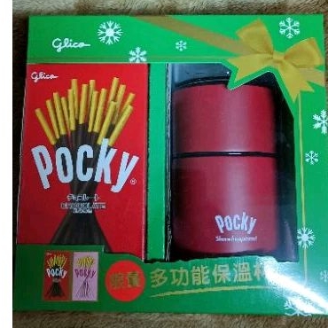 POCKY巧克力棒及保溫杯組，現貨