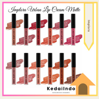 IMPLORA Urban Lip Cream Matte Lip Tint Lipstik Original