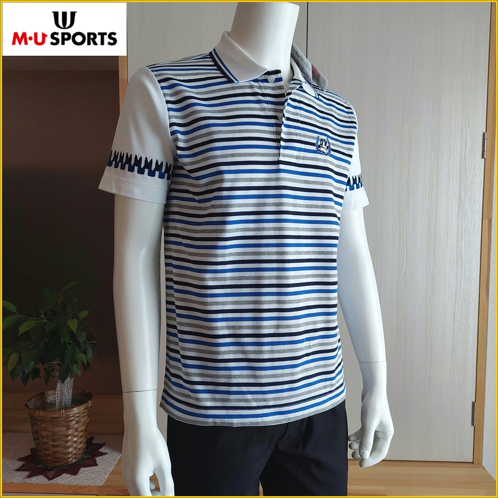 🇯🇵日本M.U SPORTS✈️高爾夫 POLO衫 日本製 新品 男M号 GOLF高爾夫球衣 短袖POLO衫 O975M