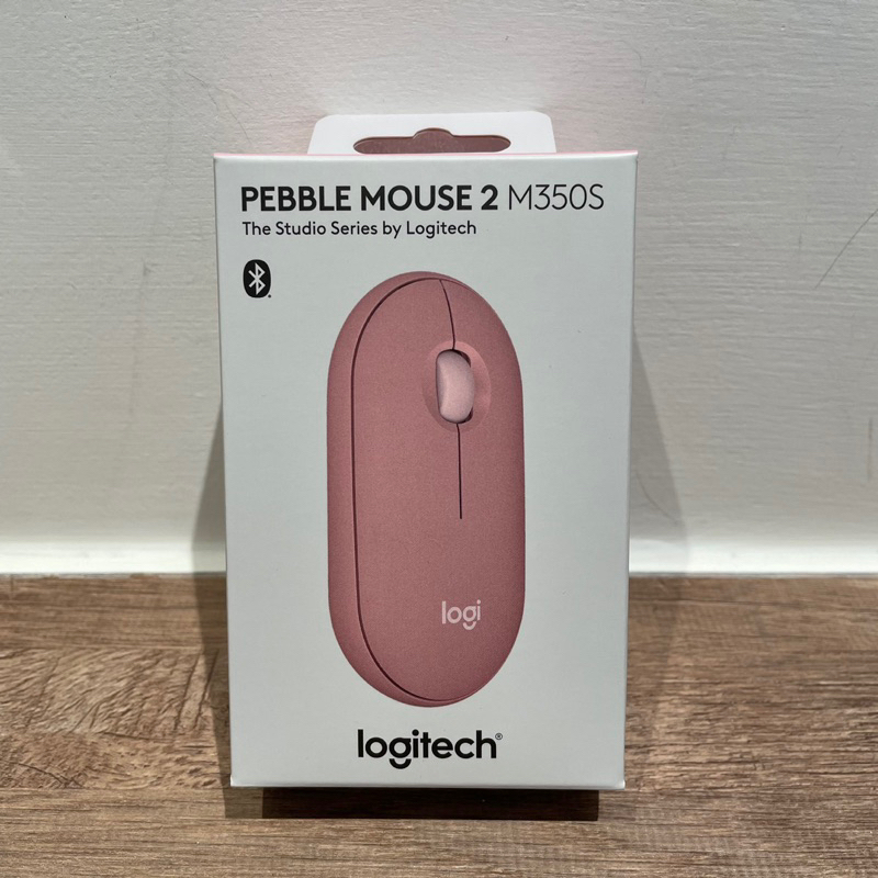 [全新] 羅技 Logitech PEBBLE MOUSE 2 M350s 無線 藍芽 滑鼠 (玫瑰粉)