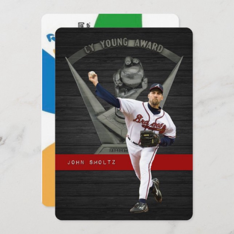 MLB 勇士隊 傳奇球星 John Smoltz 悠遊卡 E (實體悠遊卡,非貼紙)：Atlanta Braves