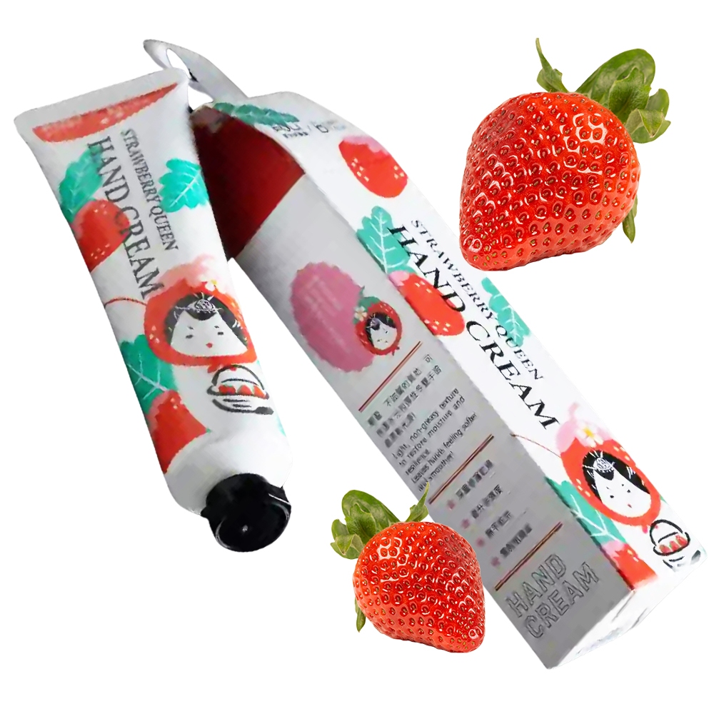 Berrytalk莓說 有機草莓護手霜 30ml【台灣製+現貨】有機認證 草莓皇后護手霜 有機牛奶皇后米 豐香草莓