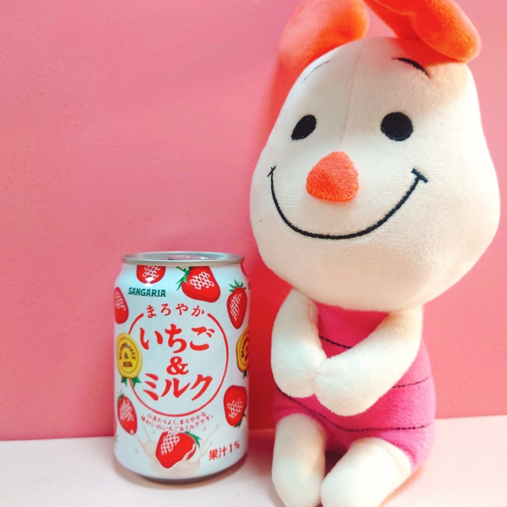 《紅毛丹狗》日本 SANGARIA 草莓牛奶 STRAWBERRY 果汁牛奶 果汁 草莓 牛奶 保久乳 草莓果汁 1%