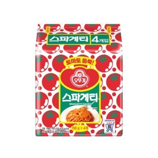 『韓日食糖』現貨❣️韓國🇰🇷Ottogi 不倒翁 番茄風味義大利麵 1包四入 溫和不辣 番茄義大利麵