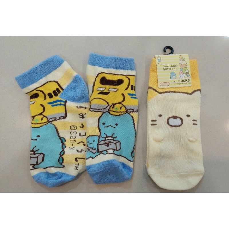 正版女童角落生物短襪襪子全新+二手共兩雙，購於日本東京