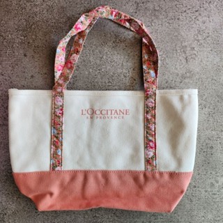 全新 L'OCCITANE 歐舒丹帆布手提袋 小袋子 收納袋
