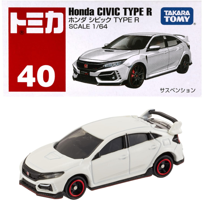 (bear)日本正版現貨 多美 TOMICA No.40 本田 HONDA CIVIC TYPE R 40 賽車 紅白盒