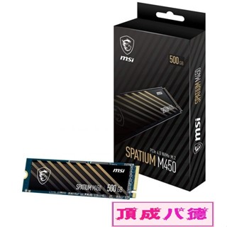 MSI微星 SPATIUM M450 500GB 500G 1TB 1T PCIe 4.0 NVMe M.2 SSD