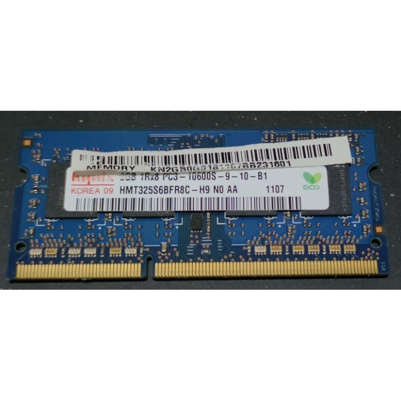 HYNIX SK海力士 DDR3 1333 2GB 1Rx8 PC3-10600S  HMT325S6BFC8C