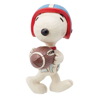 Enesco精品雕塑 Snoopy 迷你史努比足球選手居家擺飾 EN38091