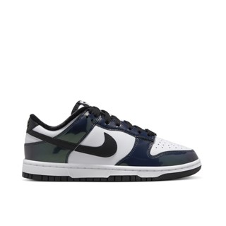 NIKE 女鞋 W DUNK LOW SE 變色熊貓 亮皮 鐳射 黑白【A-KAY0】【FQ8143-001】