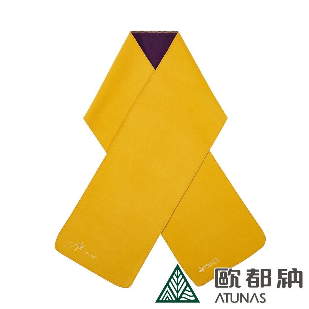【ATUNAS 歐都納】WINDSTOPPER 防風保暖圍巾A2AC2306N橄欖黃