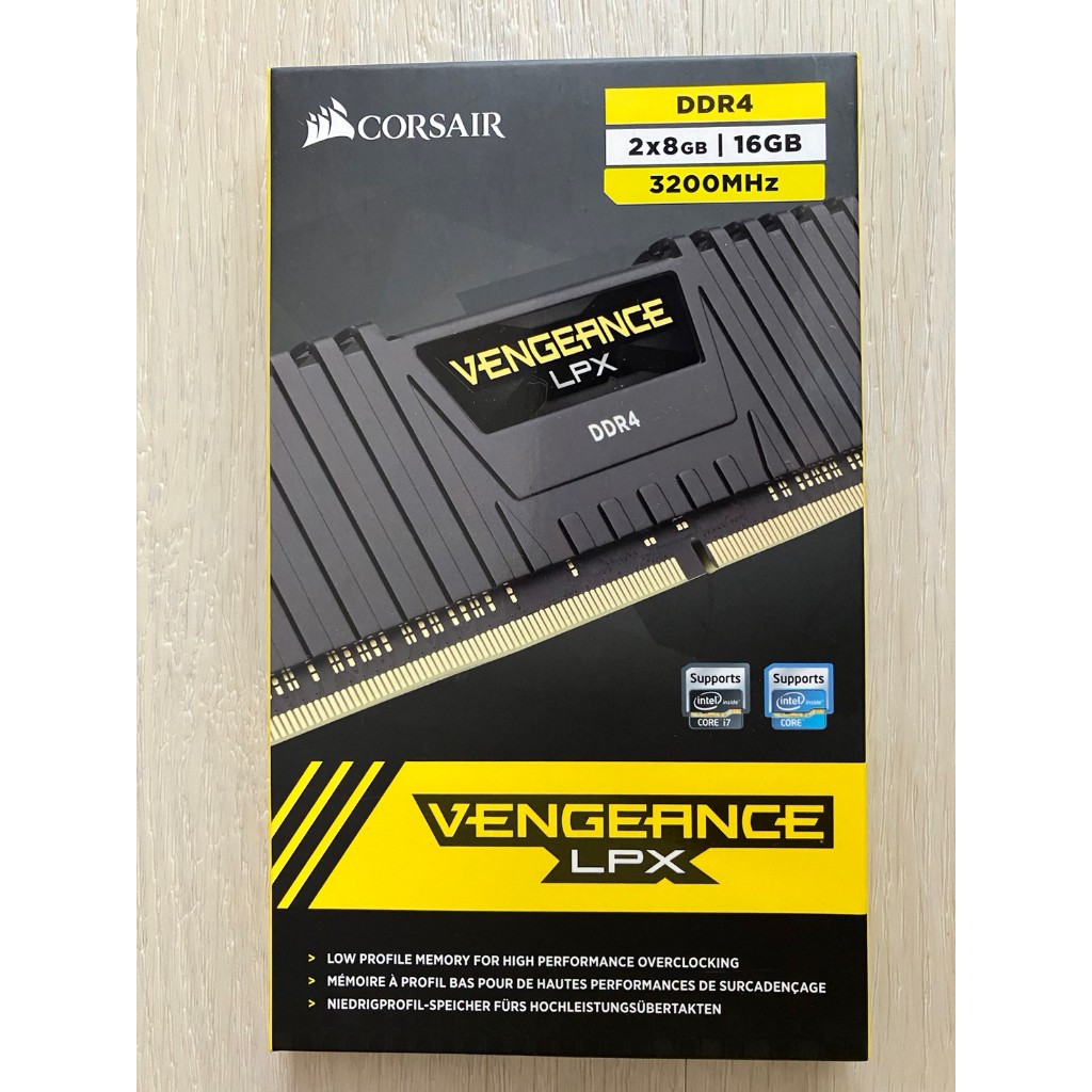 CORSAIR 海盜船 VENGEANCE LPX 16GB (2 x 8GB) DDR4 DRAM 3200MHz 黑