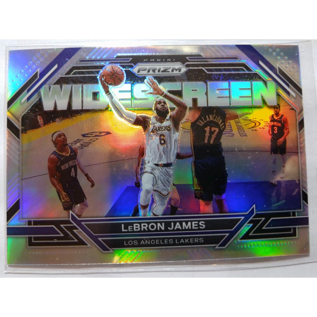 NBA 籃球 湖人 Panini PRIZM WIDE SCREEN LEBRON JAMES 閃亮 特卡 球員卡