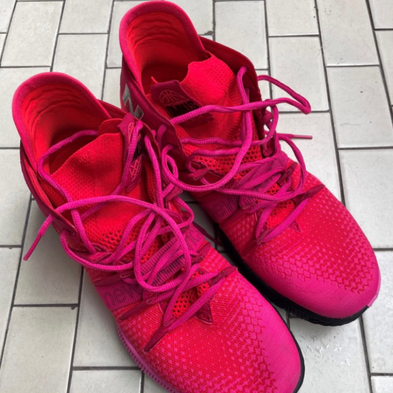 二手籃球鞋 New Balance OMN1S  Heat Wave 桃紅色 28cm