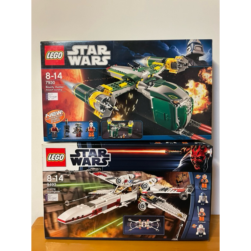 [山姆玩具城]Lego Star Wars 7930 9493 兩盒合售 絕版未拆封 盒況普通