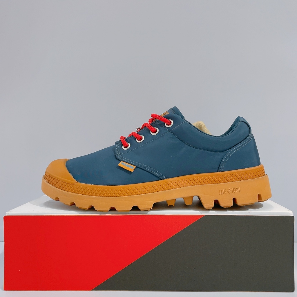 PALLADIUM PAMPA OX PUDDLE LT WP 男女款 藍色 防水 雨鞋 低筒靴 76116-482