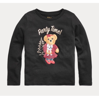 【現貨】Polo Ralph Lauren 女童熊熊 Polo Bear RL長袖上衣