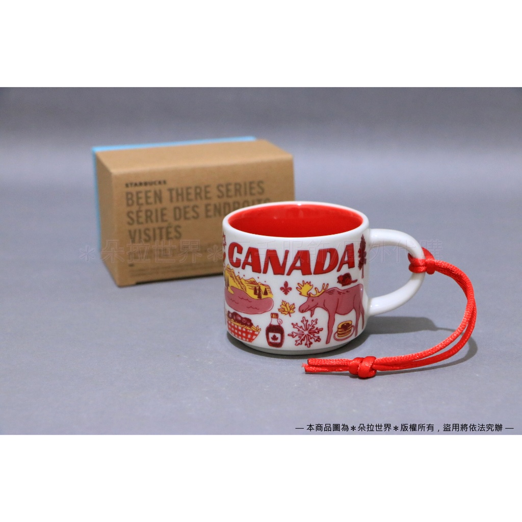 ⦿ 加拿大 Canada 2oz吊飾 》星巴克 STARBUCKS 城市馬克杯 BTS系列 59ml