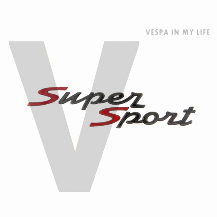 Vespa GTS super 300 「super sport」超級運動 車身貼 原廠貼紙 手套箱貼