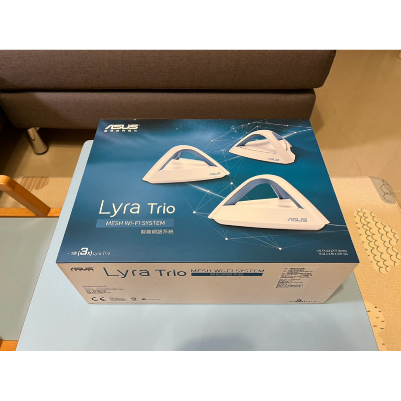 ASUS 雙頻Wi-Fi網狀網絡多路由系統Lyra Trio (MAP-AC1750)
