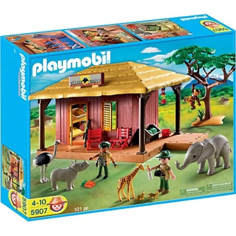 Playmobil 摩比 5907 野生動物 絕版品 加贈六包人偶包