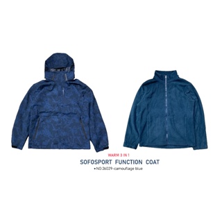 SOFO 超保暖 防風外套 厚外套 兩件式外套 男外套 / 可拆帽 保暖 防風 抗撥水 / 登山 露營