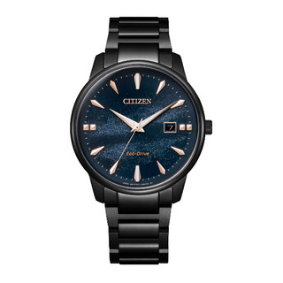 CITIZEN星辰 Eco-Drive 天川銀河限定款對錶男錶 BM7595-89L