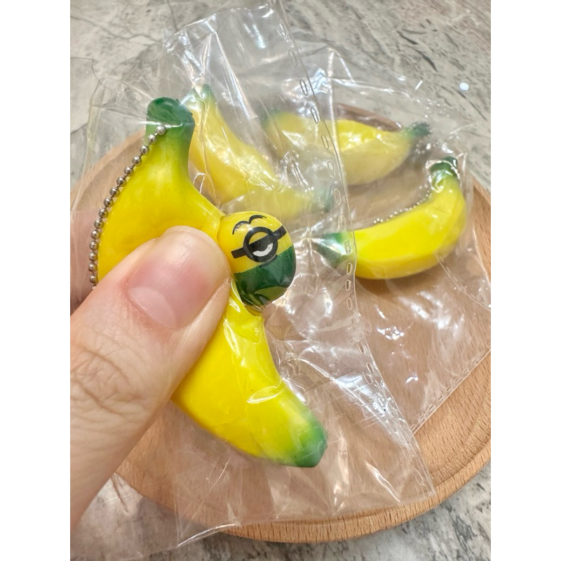 小小兵香蕉豆子捏捏樂吊飾squishy軟軟