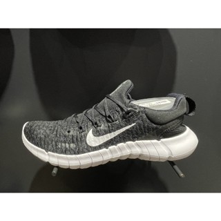 【BOBO】W NIKE FREE RN 5.0 NEXT NATURE 黑灰白赤足慢跑鞋 女 CZ1891-001