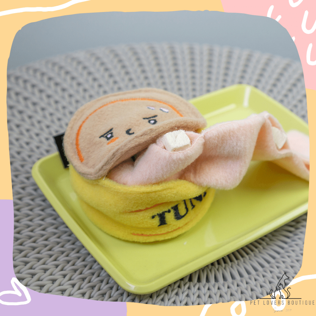 韓國 DingDog 藏食鮪魚罐頭 藏食鮪魚 寵物嗅聞玩具 狗狗益智玩具 嗅聞沙沙玩具