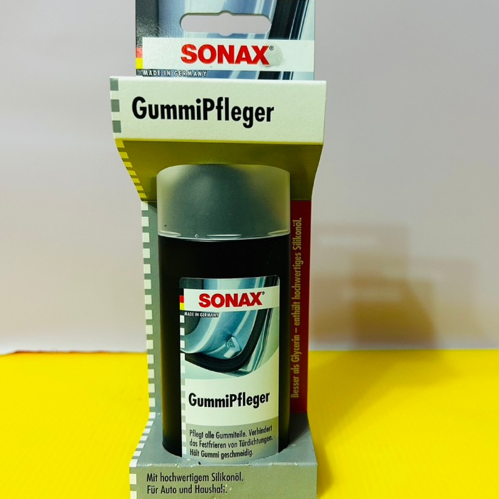 瘋狂小舖-SONAX 舒亮 橡膠護條活化劑 橡膠還原 橡膠保護 飾條 膠條保養 龜裂 橡膠保護劑 擦拭型橡膠保養劑