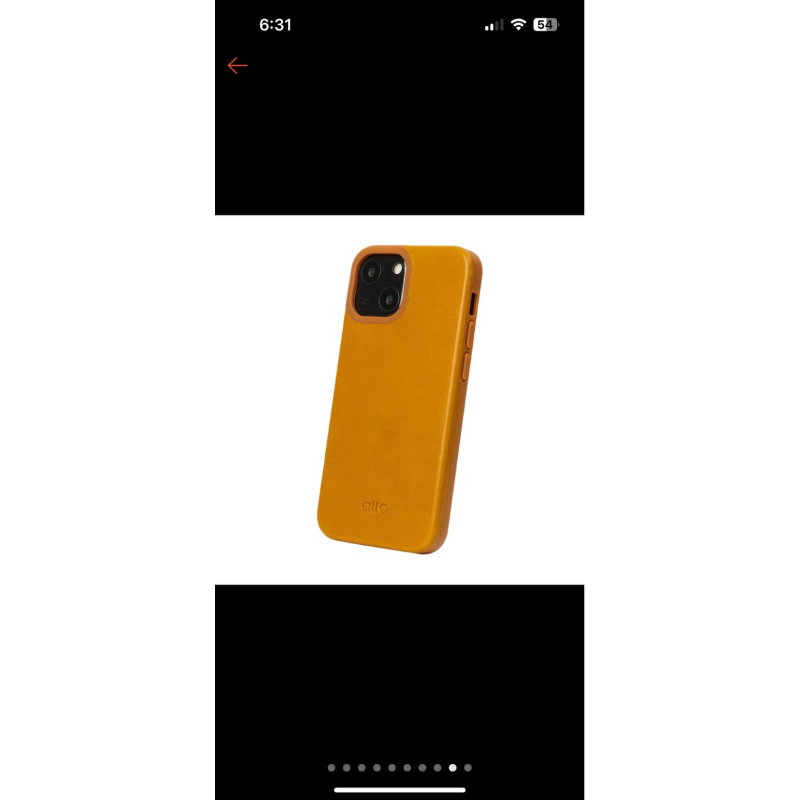 保留中 勿下標Alto – iPhone 13 皮革手機殼 新品無盒 福利品 真品 分享價