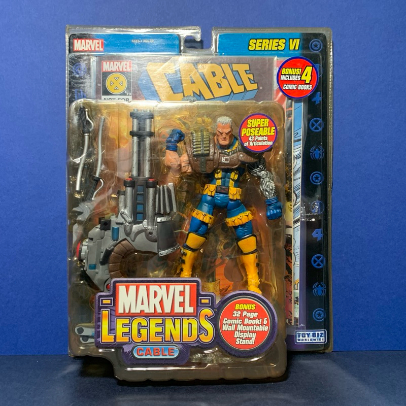 2004 Marvel legends 機堡 cable toybiz (全新未拆）