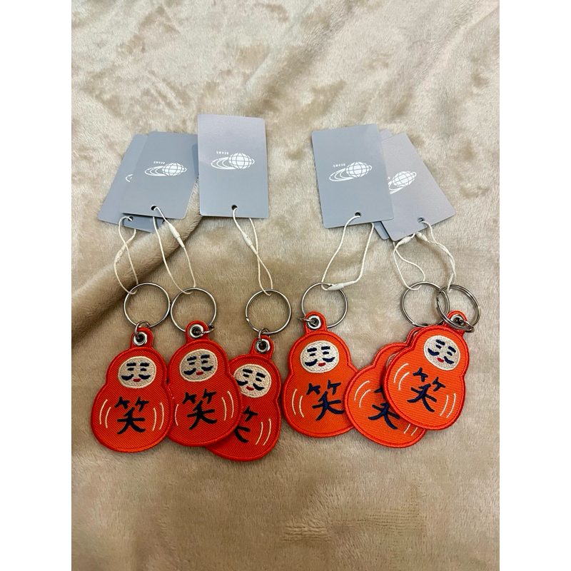 日本代購🇯🇵Beams Japan HIGHTIDE 達摩 刺繡 鑰匙圈 吊飾