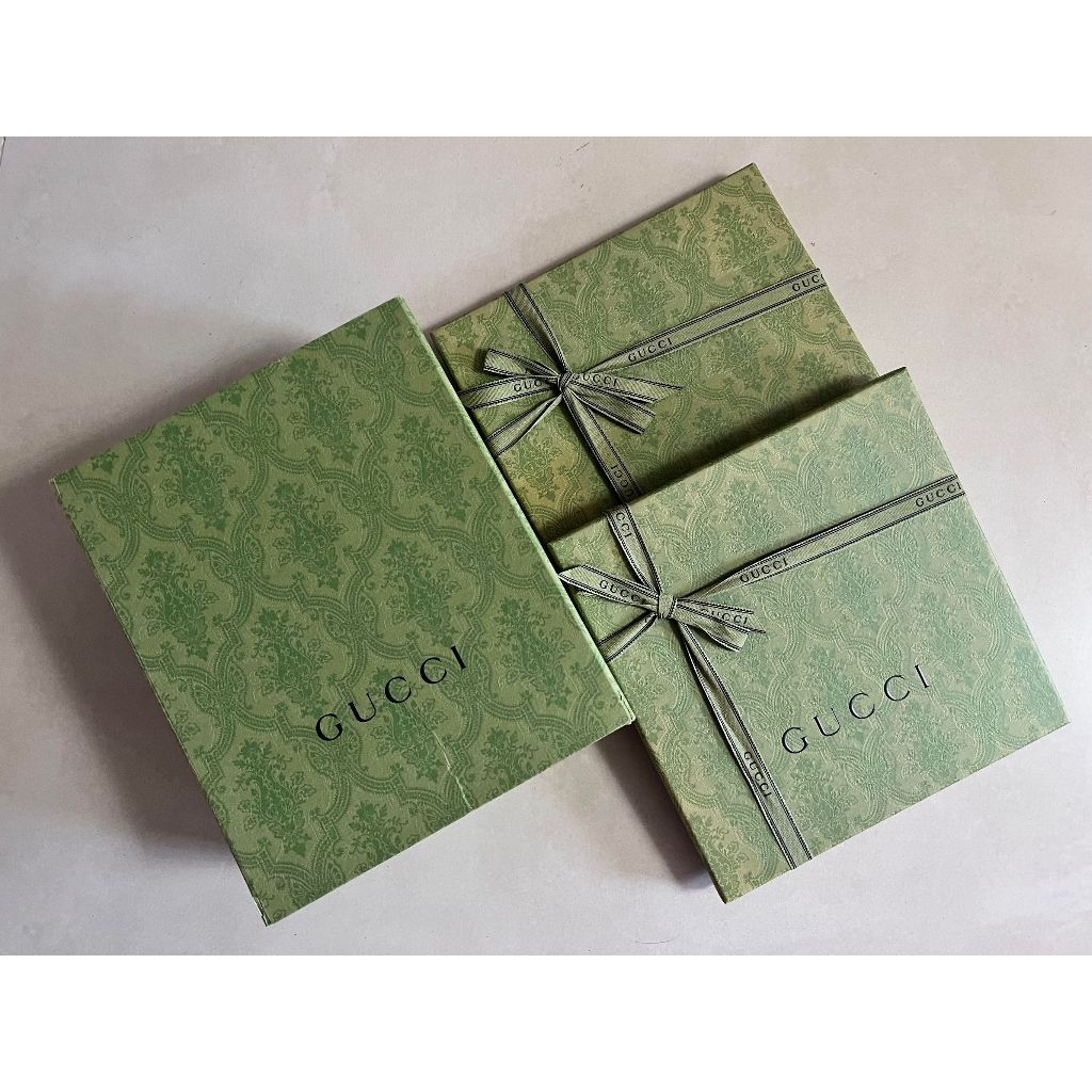 Gucci 空盒 紙盒 正方盒 包裝盒 精品代購 vip