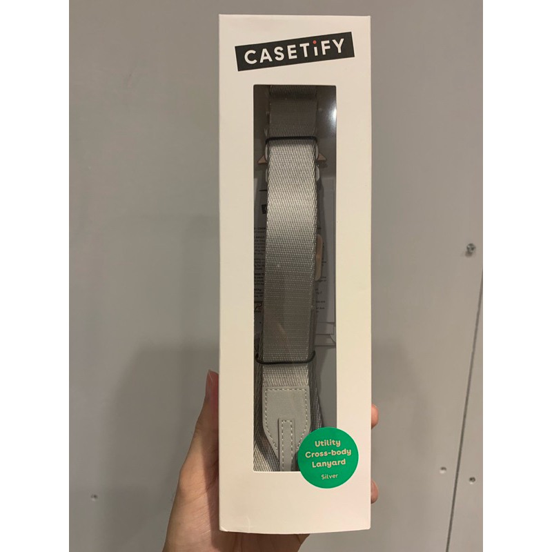 Casetify 2-in-1 Utility Lanyard多功能手機背帶（銀）