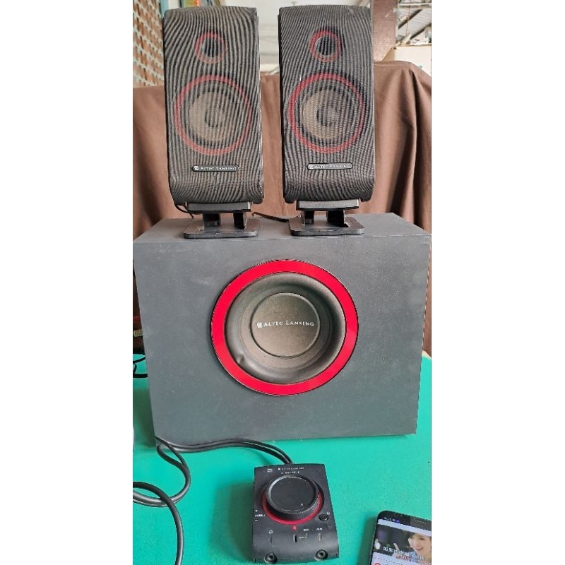 ALTEC LANSING 美國奧特藍星 電腦喇叭 2.1聲道多媒體喇叭VS2421