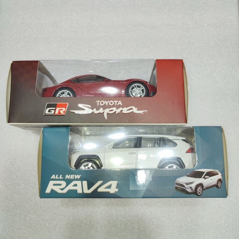 TOYOTA ALL NEW RAV4 LED 白 Supra 紅 迴力車 1：43