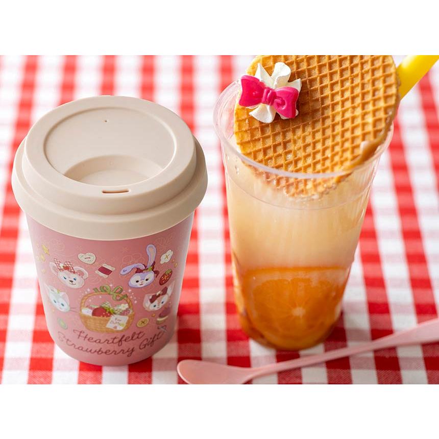 東京海洋迪士尼預購🍓草莓季🐻雪莉玫❤史黛拉兔❤畫家貓傑拉托尼❤粉紅狐狸麗娜貝爾🦊咖啡隨行杯、水杯、隨行杯、環保杯、杯子