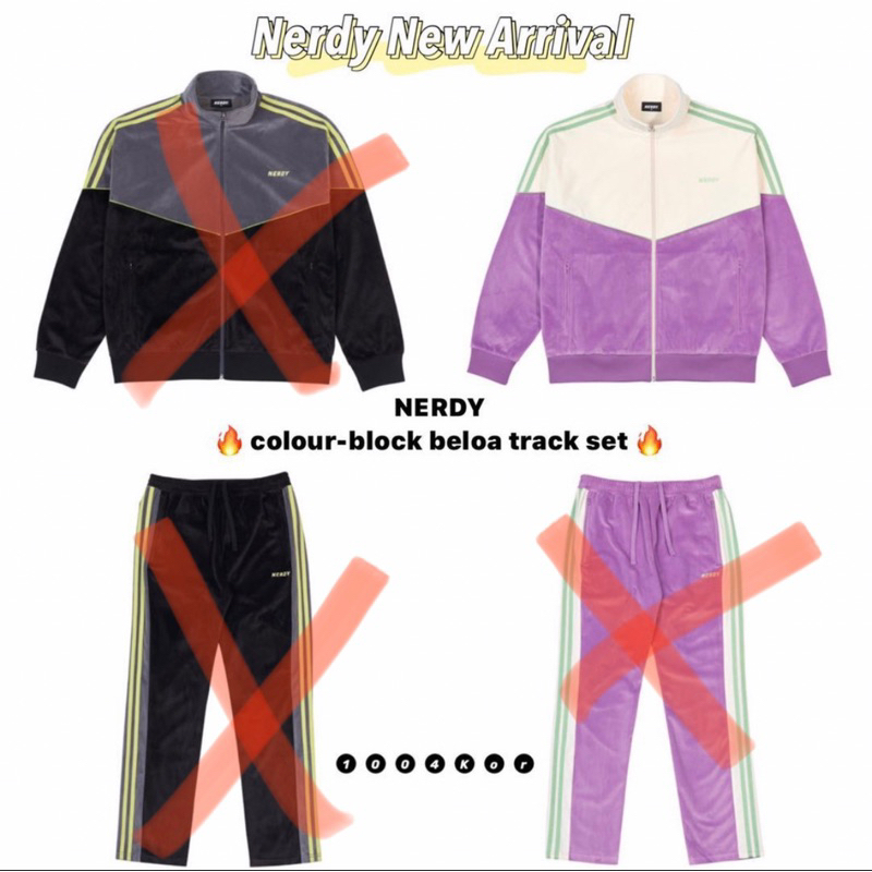《NEMUiNEKO》nerdy track top 韓國考試院外套 韓劇外套 IU外套