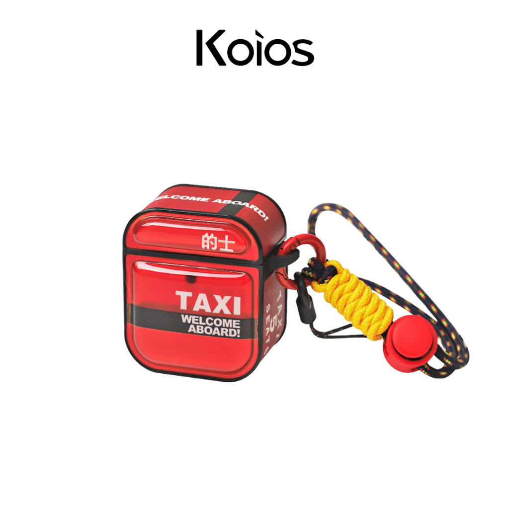 【Wakcas】 Airpods｜紅色的士造型耳機殼 Airpods Pro 1 2 3 防摔殼 保護殼 耳機殼 保護套