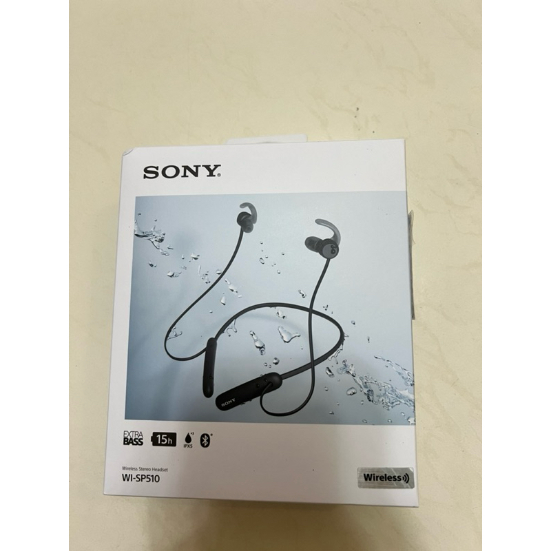 SONY 運動藍牙入耳式耳機 WI-SP510 (公司貨)-黑色