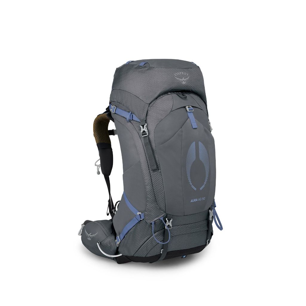 [阿爾卑斯戶外]  OSPREY Aura AG 50 女 網架登山背包 鎢鋼灰 10003556