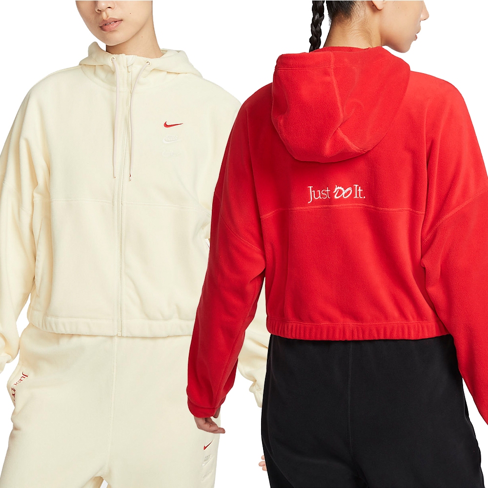 NIKE 女 AS W NK ONE TF FZ HOODIE PLR G 運動外套 - FZ6387657/113