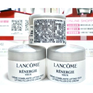【伊伊小舖】LANCOME 蘭蔻 2023新版 超緊顏白金緊緻抗痕眼霜5ml 單瓶特賣130元 儲存到2026/01