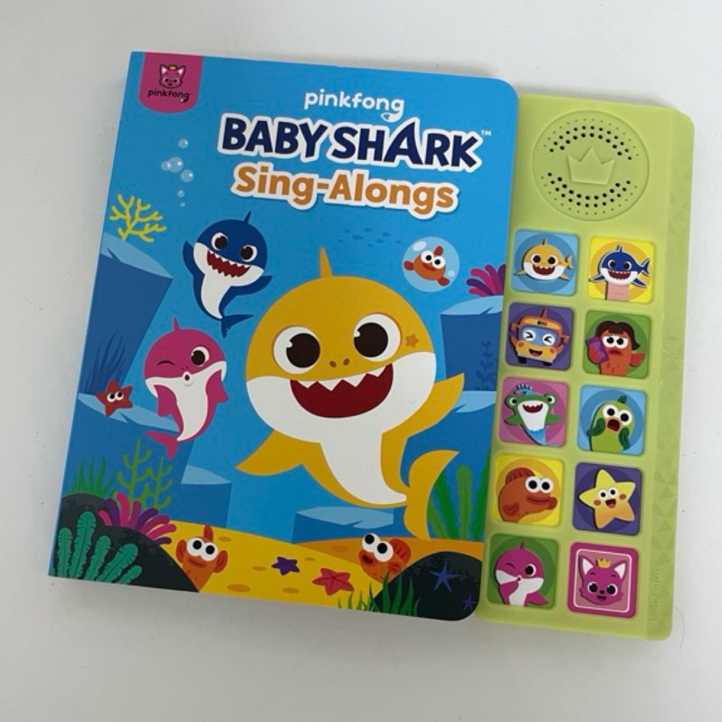 現貨∣快速出貨🧺 韓國babyshark 音樂有聲書 鯊魚寶寶有聲書 鯊魚寶寶與碰碰狐 韓國連線