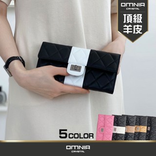 【WHOSE BAG】韓國真皮羊皮長夾 女用皮夾 大容量多卡層錢包 NO.3388A
