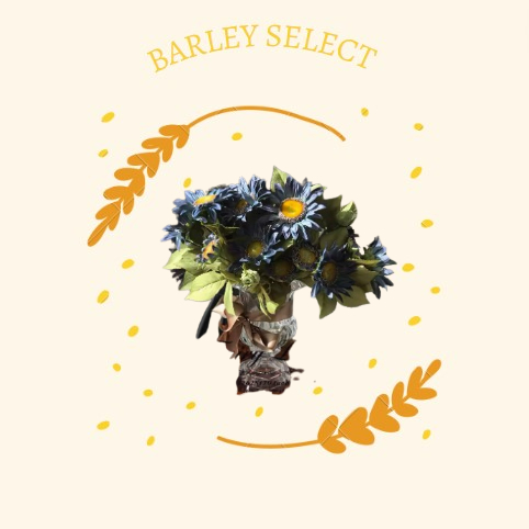 【Barley選物】免運 梵高油畫風灰藍色仿真向日葵 🌻