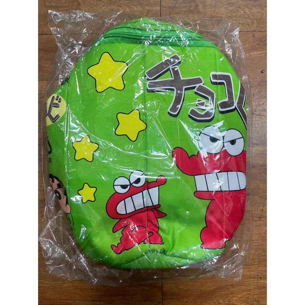 【Double♊ SHOP™】正版 蠟筆小新 鱷魚阿山餅乾盒後背包（綠色）